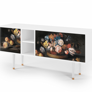 Sideboard - STORYZ - T5 Still Life with Flowers - White