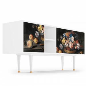 Sideboard - STORYZ - T5 Still Life with Flowers - White