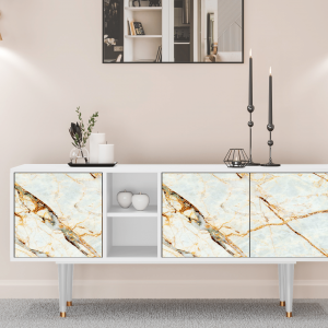 Sideboard - STORYZ - T5 Sandy Marble - White