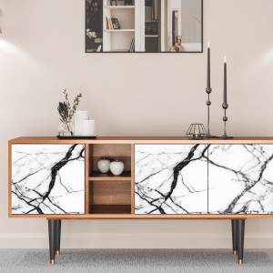 Sideboard - STORYZ - T5 Raven Marble - Walnut
