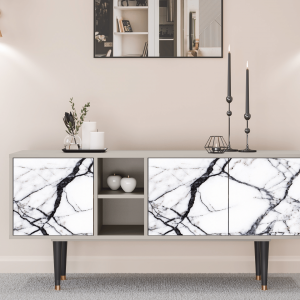 Sideboard - STORYZ - T5 Raven Marble - Sand