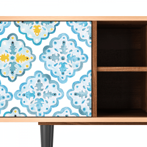 Sideboard - STORYZ - T5 Portugese tiles - Walnut