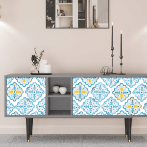 Sideboard - STORYZ - T5 Portugese tiles - Grey