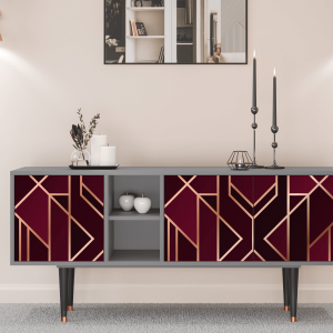 Sideboard - STORYZ - T5 Burgundy Jewelery - Grey