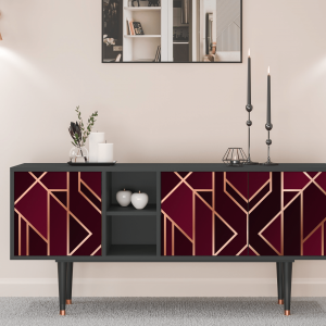 Sideboard - STORYZ - T5 Burgundy Jewelery - Antracite