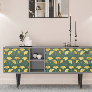 Sideboard - STORYZ - T5 Gingko leaves - Grey