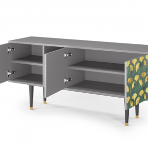 Sideboard - STORYZ - T5 Gingko leaves - Grey
