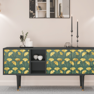 Sideboard - STORYZ - T5 Gingko leaves - Antracite