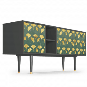Sideboard - STORYZ - T5 Gingko leaves - Antracite