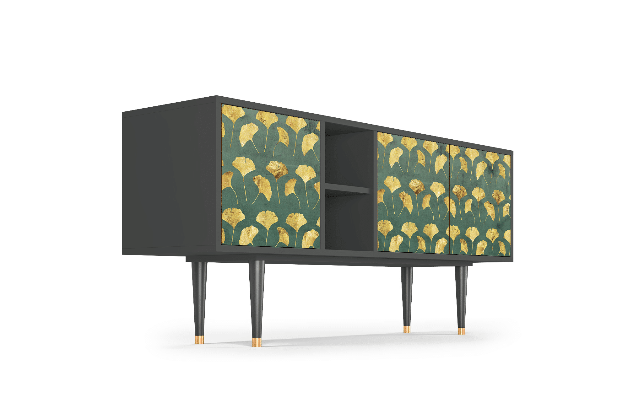 Sideboard – STORYZ – T5 Gingko leaves – Antracite Sideboard - STORYZ - T5 Gingko leaves - Antracite