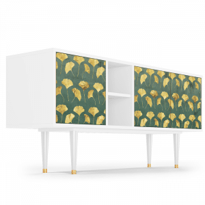 Sideboard - STORYZ - T5 Gingko leaves - White
