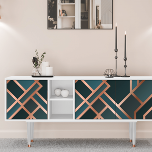 Sideboard - STORYZ - T5 Bronze Crossroad - White