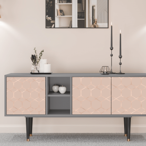Sideboard - STORYZ - T5 Rose Honeycomb - Grey