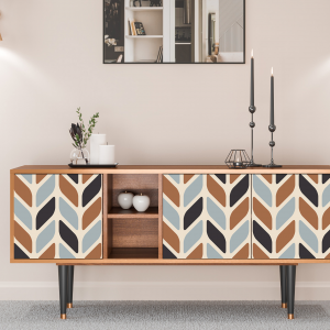 Sideboard - STORYZ - T5 Beige Laure - Walnut