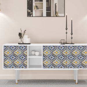 Sideboard - STORYZ - T5 Illusory Pattern - White