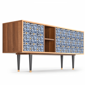 Sideboard - STORYZ - T5 Lovely Cornflowers - Walnut