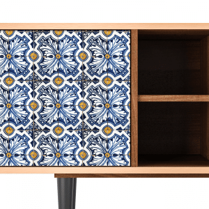 Sideboard - STORYZ - T5 Lovely Cornflowers - Walnut