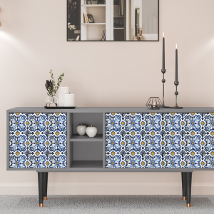 Sideboard - STORYZ - T5 Lovely Cornflowers - Grey