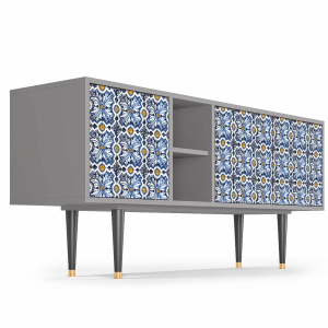 Sideboard - STORYZ - T5 Lovely Cornflowers - Grey