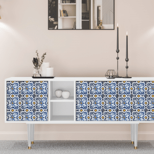 Sideboard - STORYZ - T5 Lovely Cornflowers - White