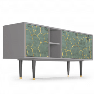 Sideboard - STORYZ - T5 Magnificent Water Lily - Grey