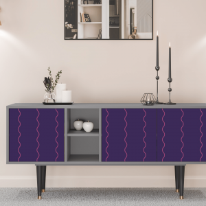 Sideboard - STORYZ - T5 Grape Maccaroni - Grey