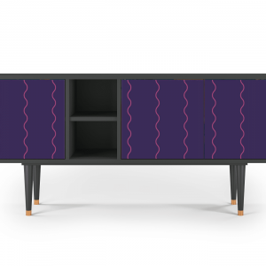 Sideboard - STORYZ - T5 Grape Maccaroni - Antracite