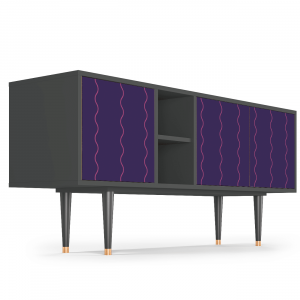 Sideboard - STORYZ - T5 Grape Maccaroni - Antracite