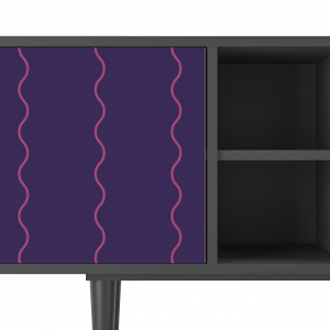 Sideboard - STORYZ - T5 Grape Maccaroni - Antracite
