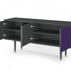 Sideboard - STORYZ - T5 Grape Maccaroni - Antracite