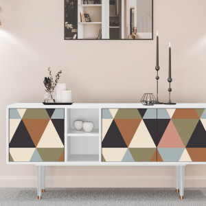 Sideboard - STORYZ - T5 Royal Triangles - White