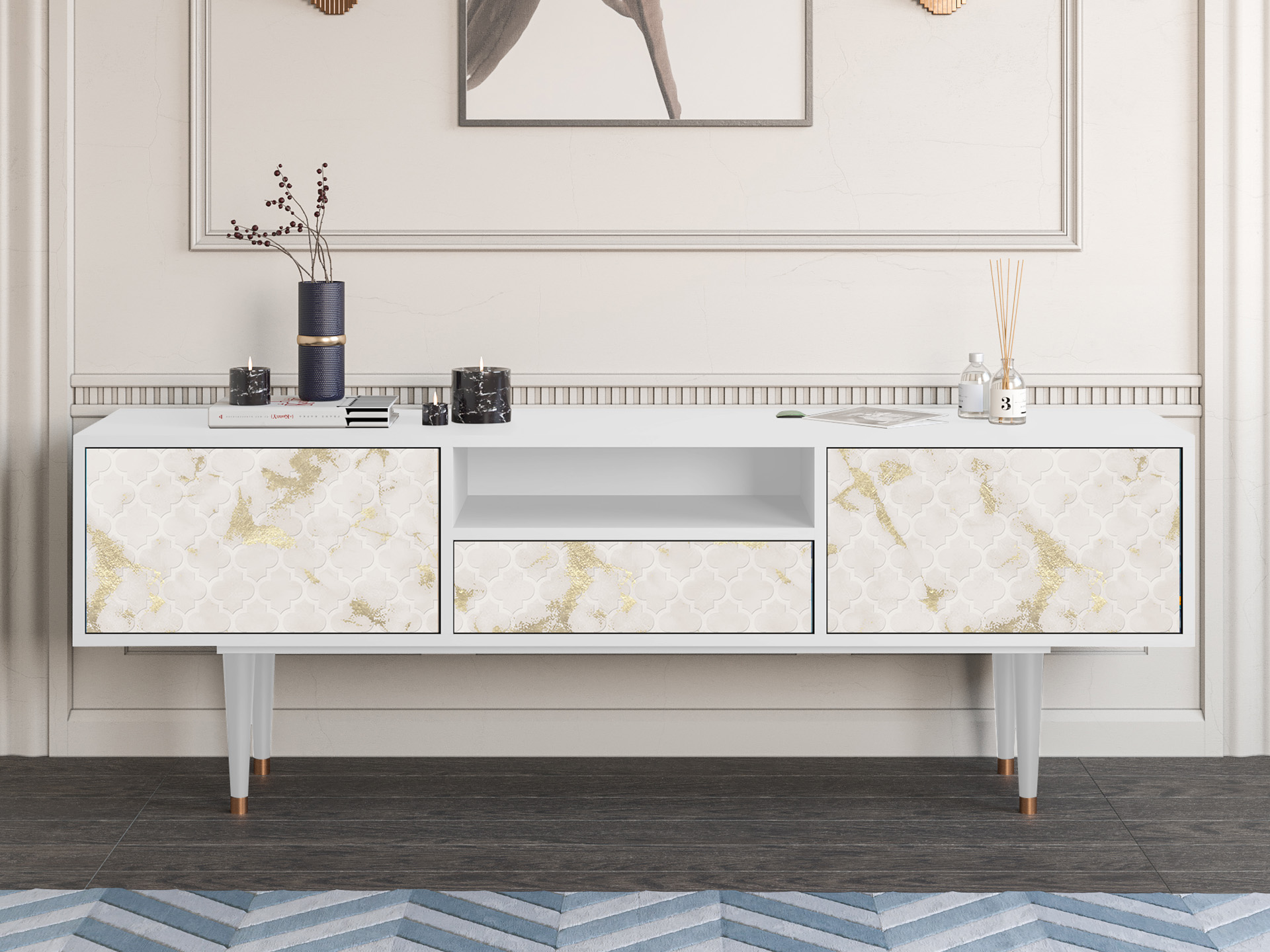 Sideboard - STORYZ - T6 Sahara desert - White Sideboard - STORYZ - T6 Sahara desert - White