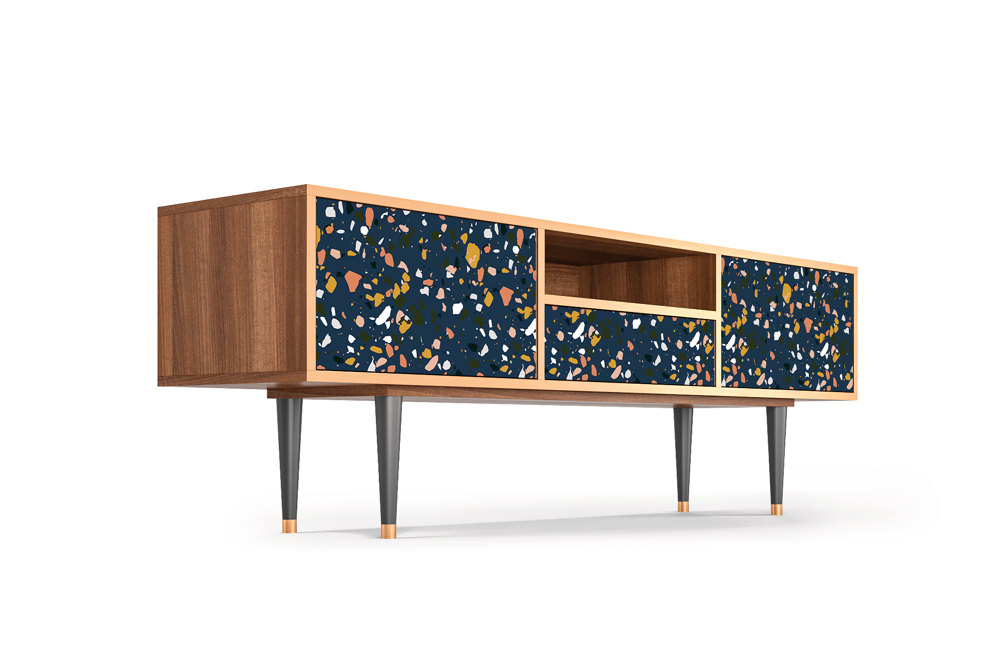 Sideboard – STORYZ – T6 Night Sky Langhterns – Walnut Sideboard - STORYZ - T6 Night Sky Langhterns - Walnut