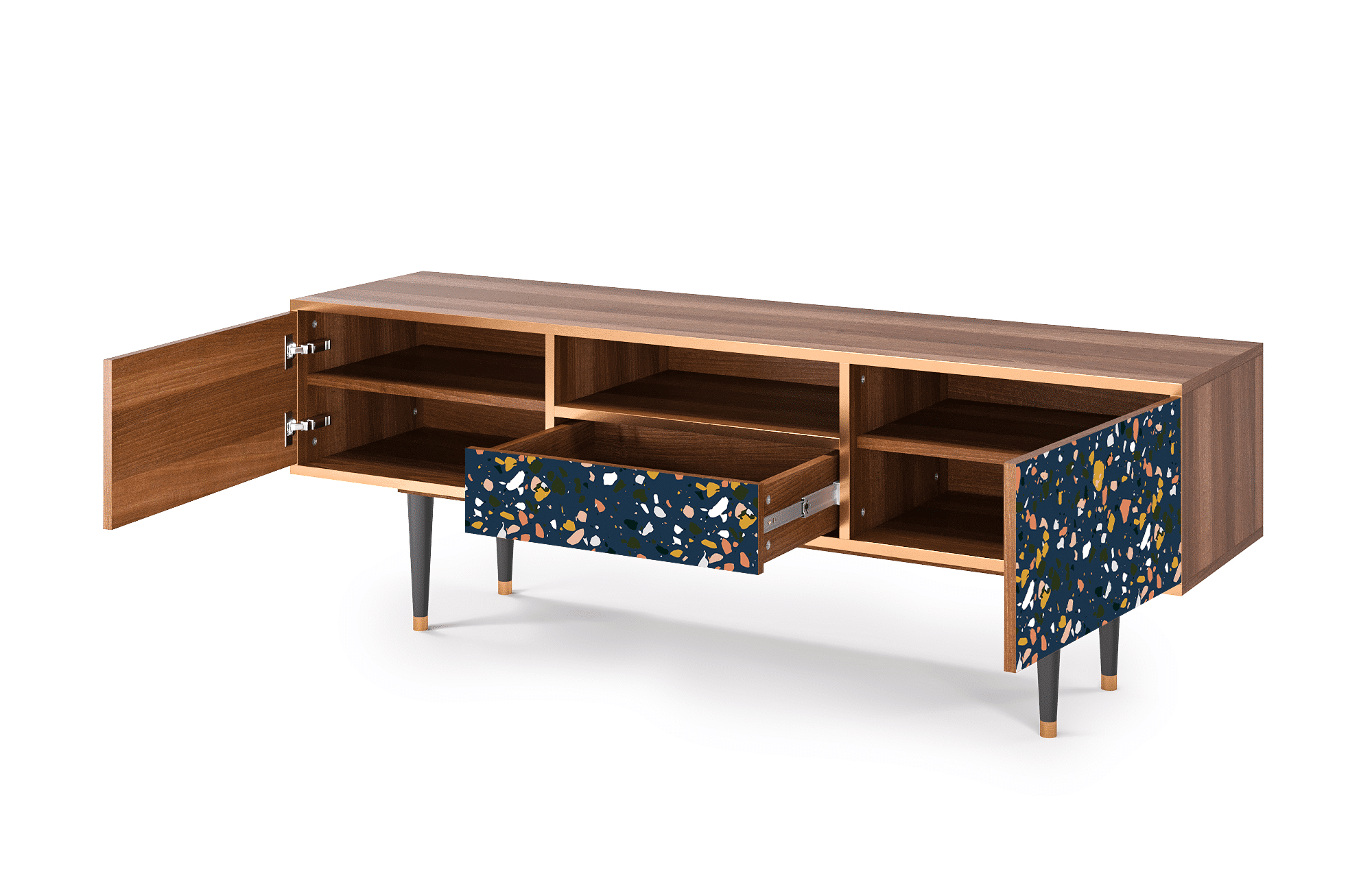 Sideboard – STORYZ – T6 Night Sky Langhterns – Walnut Sideboard - STORYZ - T6 Night Sky Langhterns - Walnut