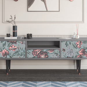 Sideboard - STORYZ - T6 Light Peonies - Grey