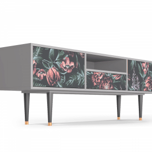 Sideboard - STORYZ - T6 Dark Peonies - Grey