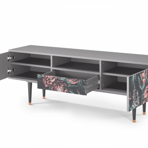 Sideboard - STORYZ - T6 Dark Peonies - Grey