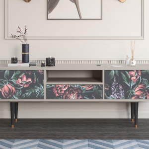 Sideboard - STORYZ - T6 Dark Peonies - Sand