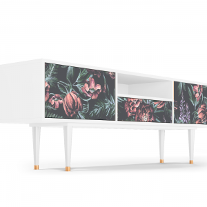 Sideboard - STORYZ - T6 Dark Peonies - White