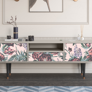 Sideboard - STORYZ - T6 Peach Peonies - Sand