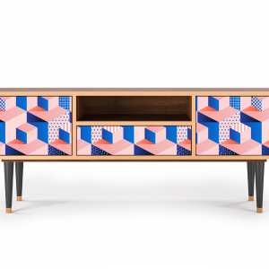 Sideboard - STORYZ - T6 Pinky Squares - Walnut