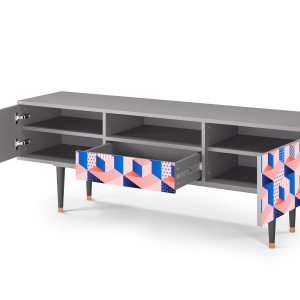 Sideboard - STORYZ - T6 Pinky Squares - Grey