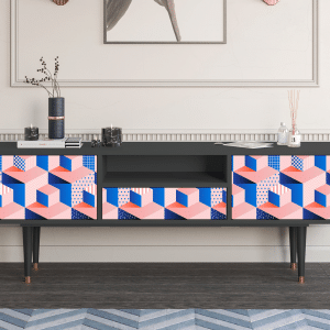 Sideboard - STORYZ - T6 Pinky Squares - Antracite