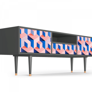 Sideboard - STORYZ - T6 Pinky Squares - Antracite