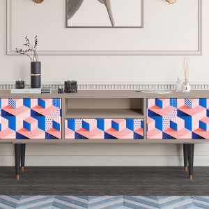 Sideboard - STORYZ - T6 Pinky Squares - Latte