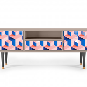 Sideboard - STORYZ - T6 Pinky Squares - Latte
