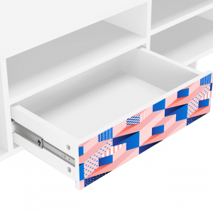 Sideboard - STORYZ - T6 Pinky Squares - White