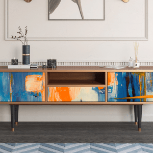Sideboard - STORYZ - T6 Abstract Expressionism - Walnut