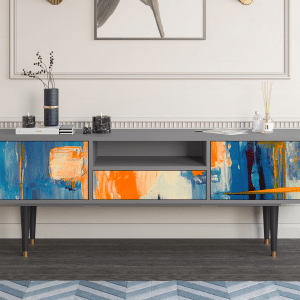 Sideboard - STORYZ - T6 Abstract Expressionism - Grey