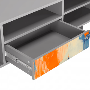 Sideboard - STORYZ - T6 Abstract Expressionism - Grey